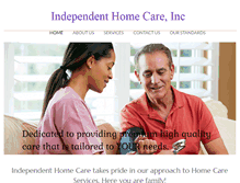 Tablet Screenshot of independenthc.com